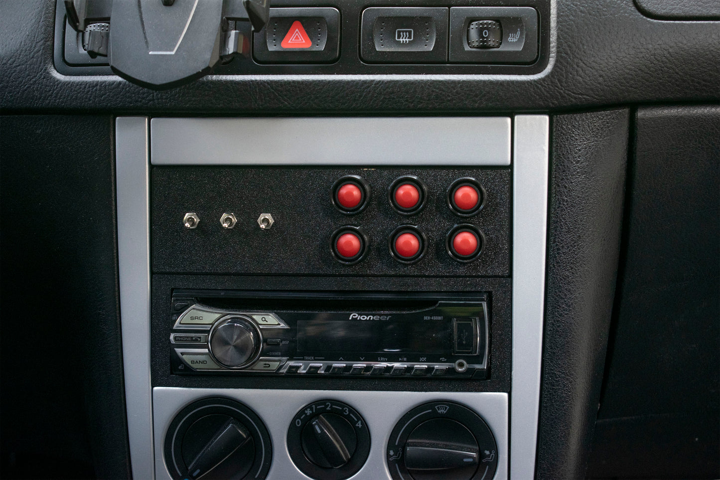 Klawiatura w konsolę radia 1DIN do GOLF 4 PASSAT B5 BORA