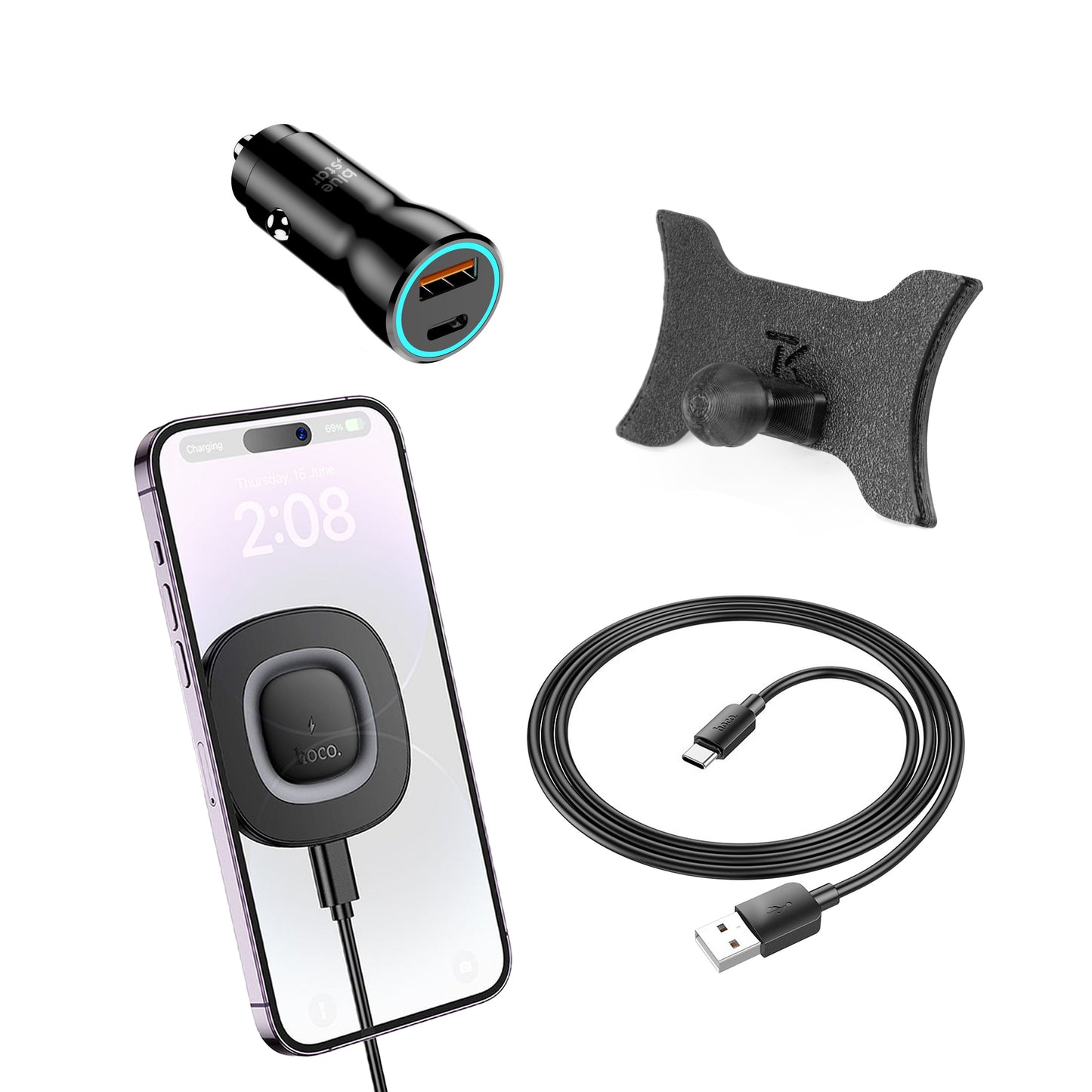 Magnetyczny uchwyt na telefon do Audi A3/ S3 / RS3 8V 2013 - 2020
