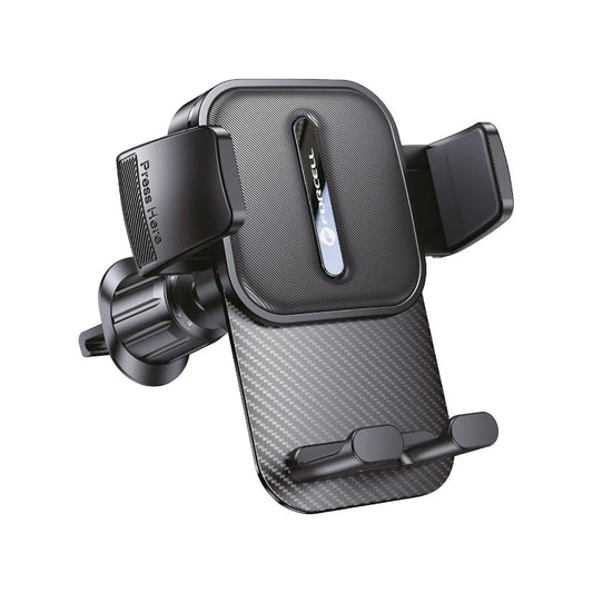 Uchwyt na telefon do samochodu uniwersalny Forcell F-Grip Guardian AV do kratki czarny