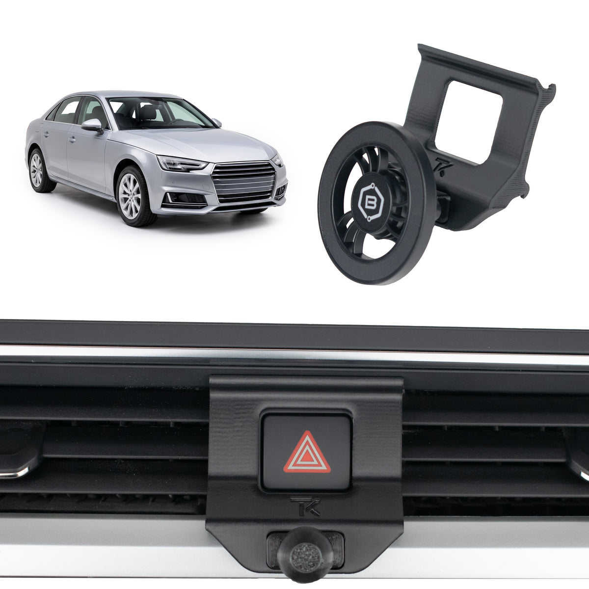 Magnetyczny uchwyt na telefon do Audi A4 B9 / A5 F5 2015 - 2024
