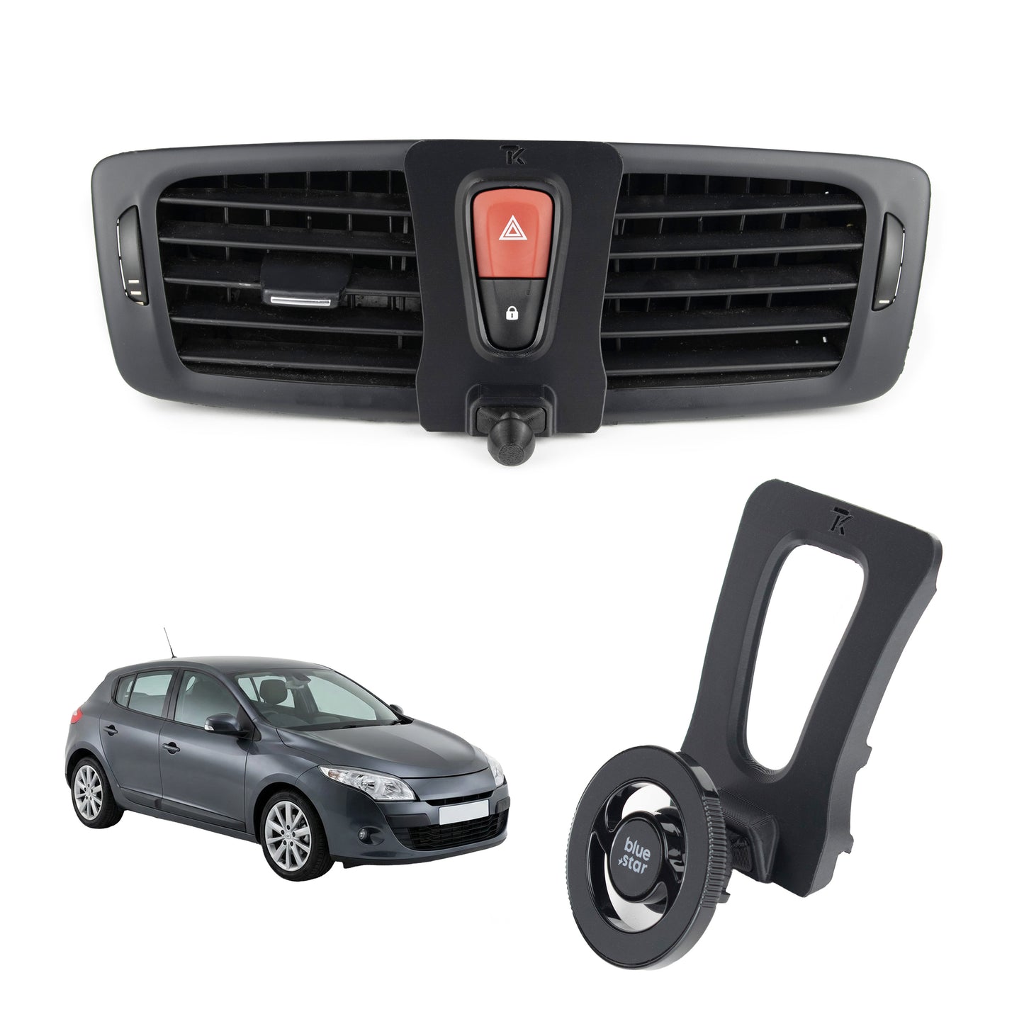 Magnetyczny uchwyt na telefon do Renault Megane 3 (2008 - 2016)