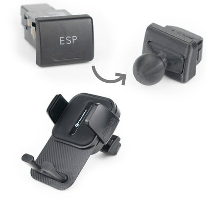 Uchwyt na telefon do Audi A4 B5 LIFT Przycisk