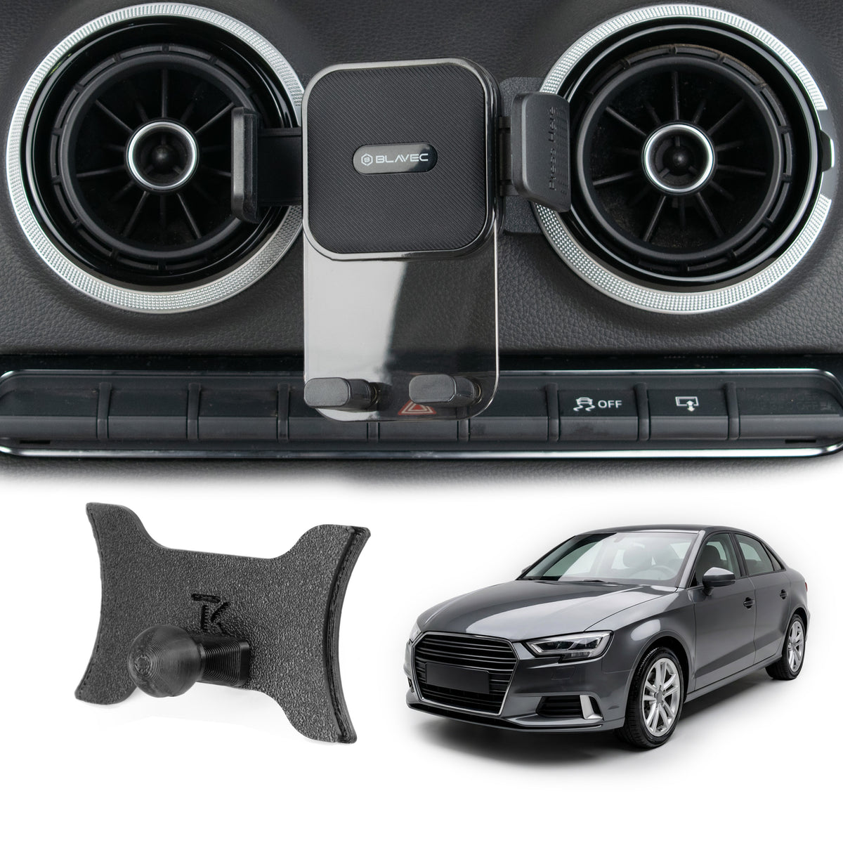 Telefonhalterung für Audi A3 / S3 / RS3 8V 2013 - 2020