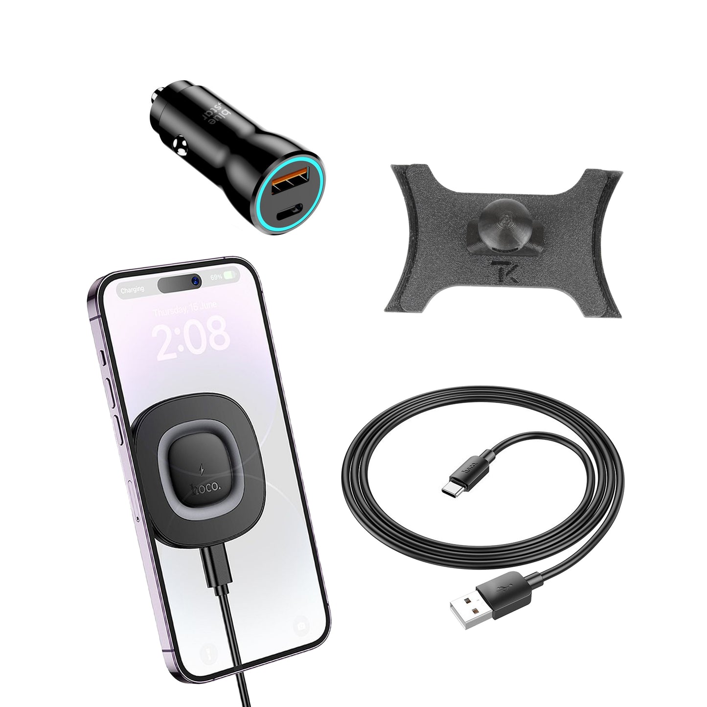Magnetyczny uchwyt na telefon do Audi A3 / S3 / RS3 8P 2003 - 2013