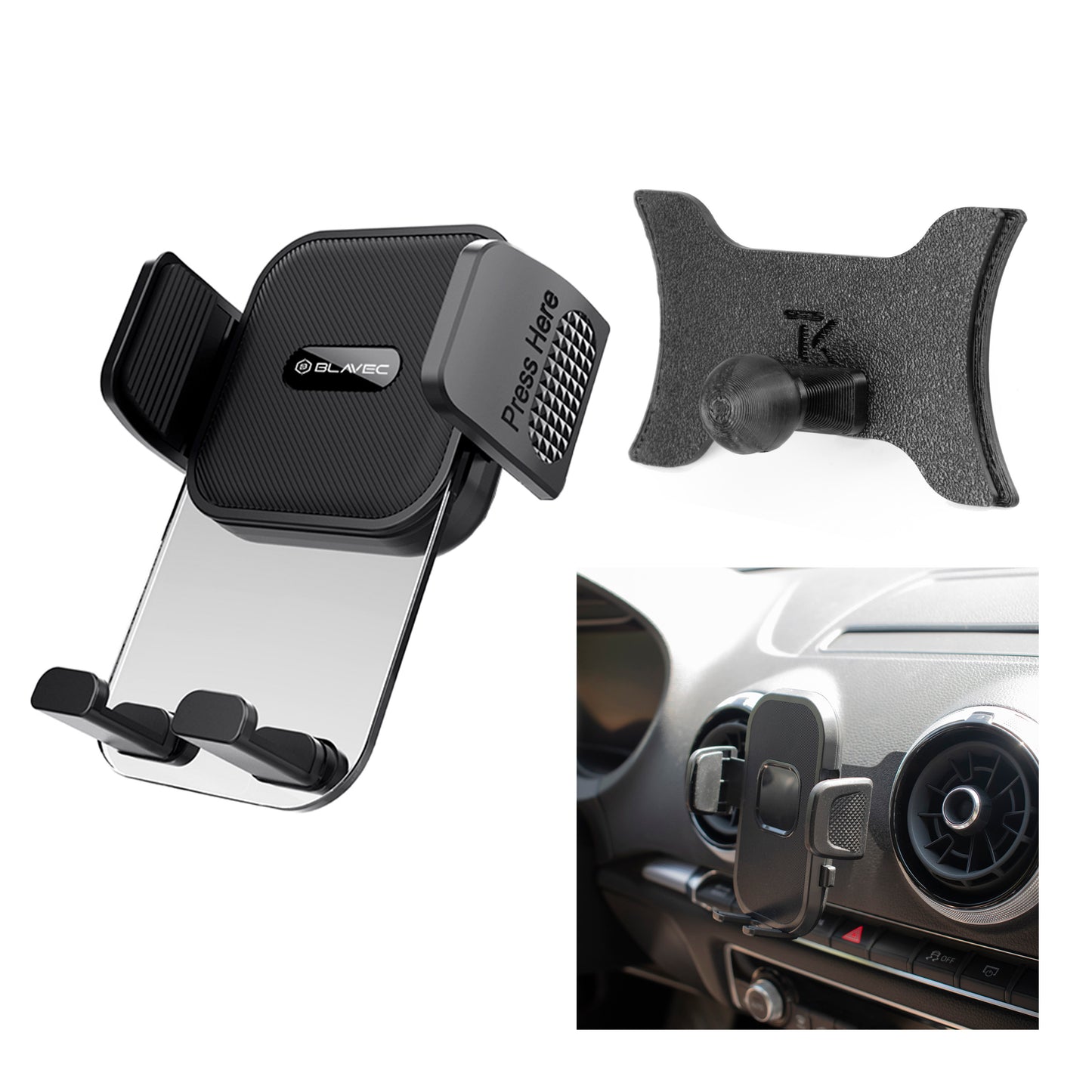 Uchwyt na telefon do Audi A3 / S3 / RS3 8V 2013 - 2020