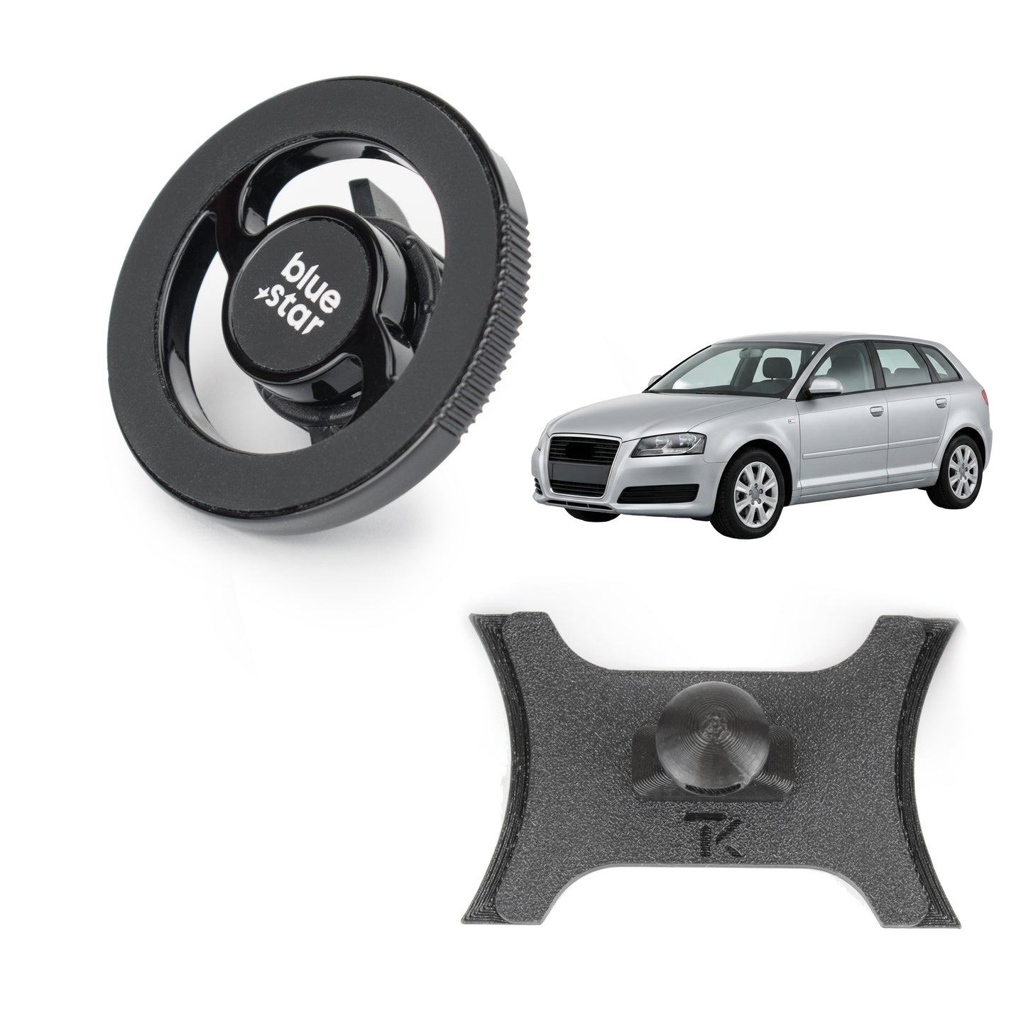 Magnetyczny uchwyt na telefon do Audi A3 / S3 / RS3 8P 2003 - 2013