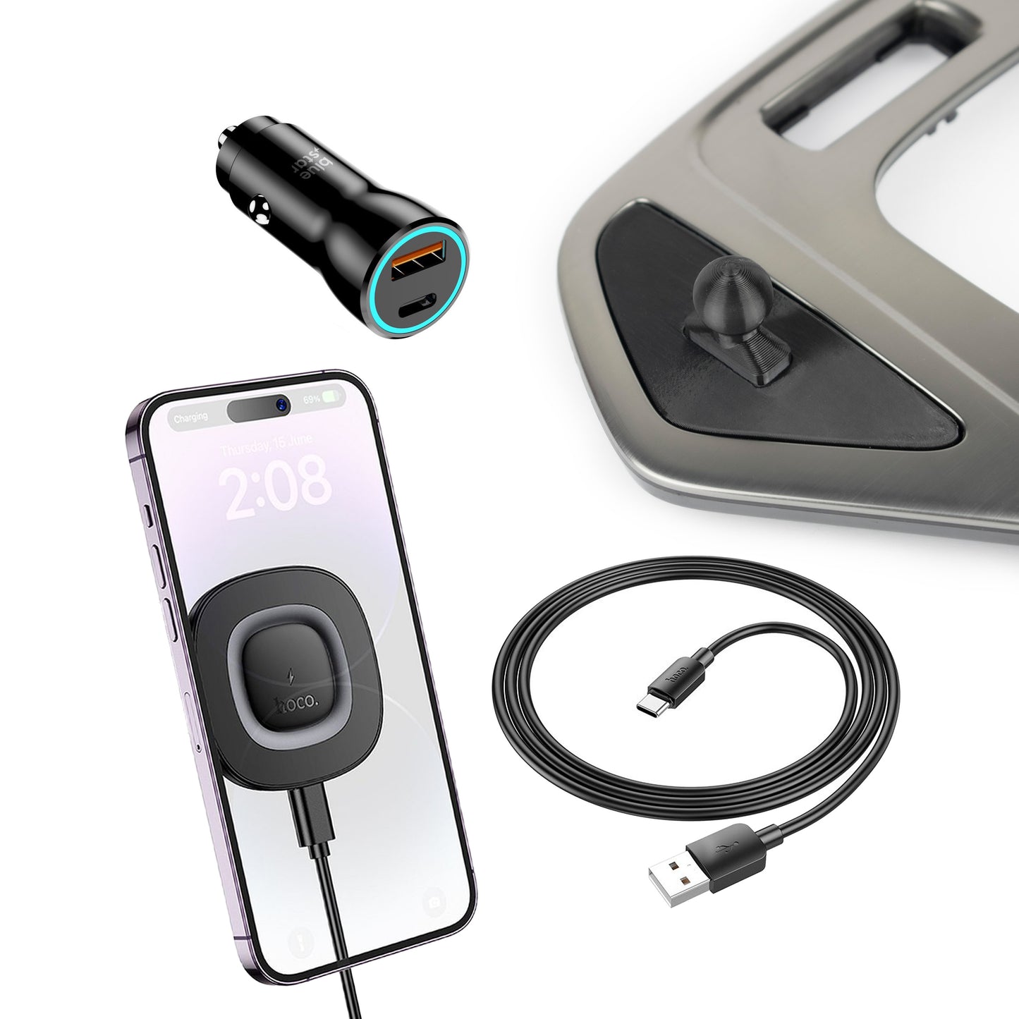 Magnetyczny uchwyt na telefon do Ford Mondeo MK4