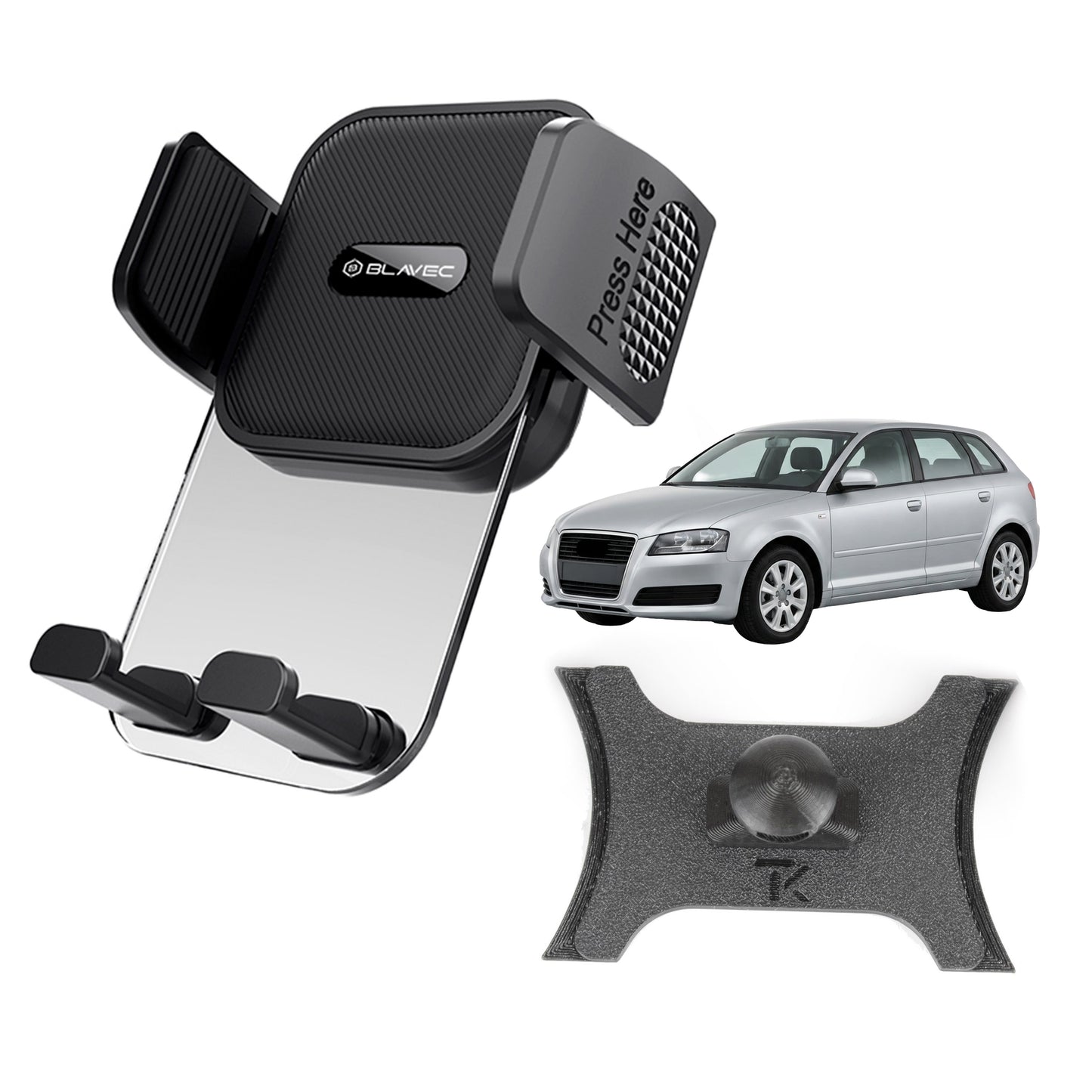 Telefonhalter für Audi A3 / S3 / RS3 8P 2003 - 2013