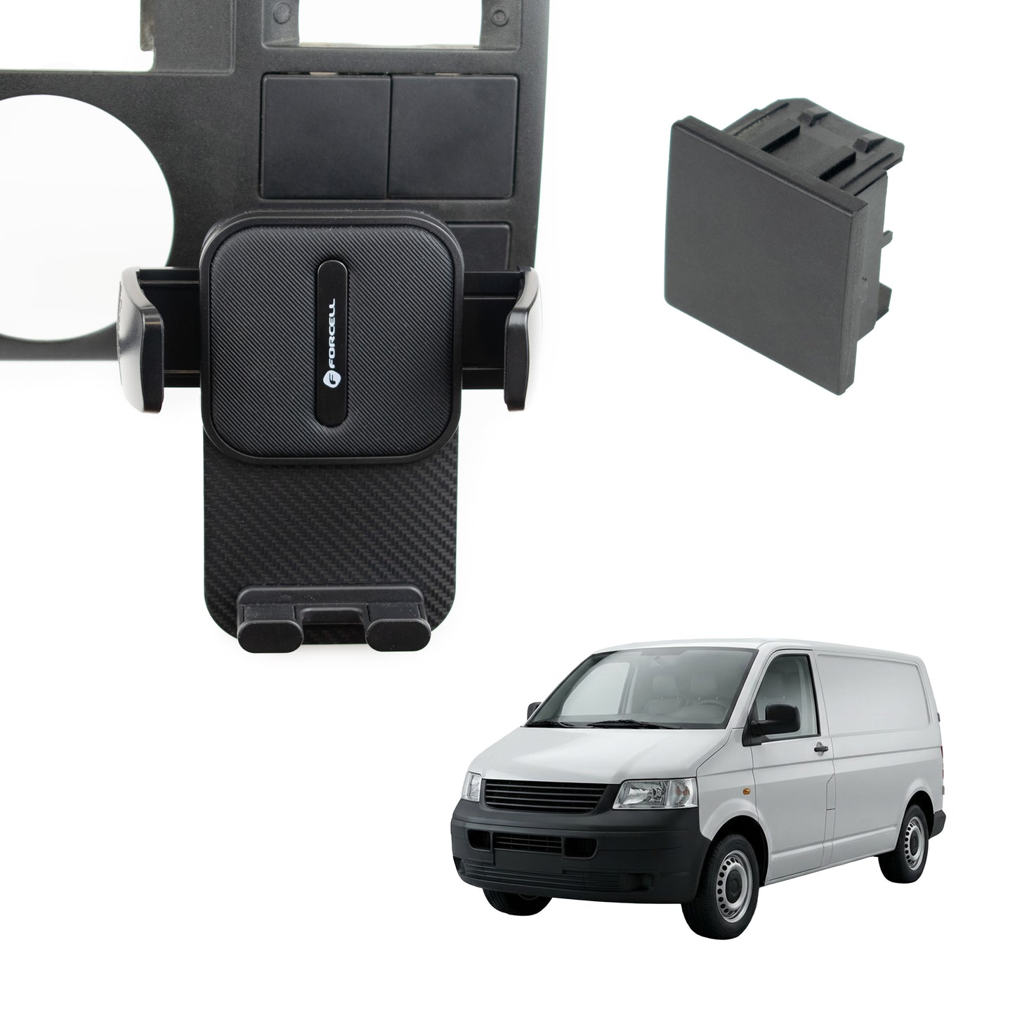 Uchwyt na telefon do Volkswagen T5 2003 - 2010 Transporter Multivan