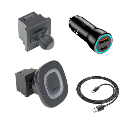 Magnetyczny uchwyt na telefon do Volkswagen T5 2003 - 2010 Transporter Multivan